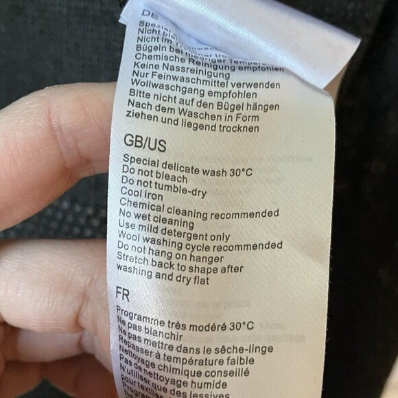 Olsen Europe Cardigan Womens M-L Linen Blend Knit Open Front Lagenlook Boho - Picture 5 of 8